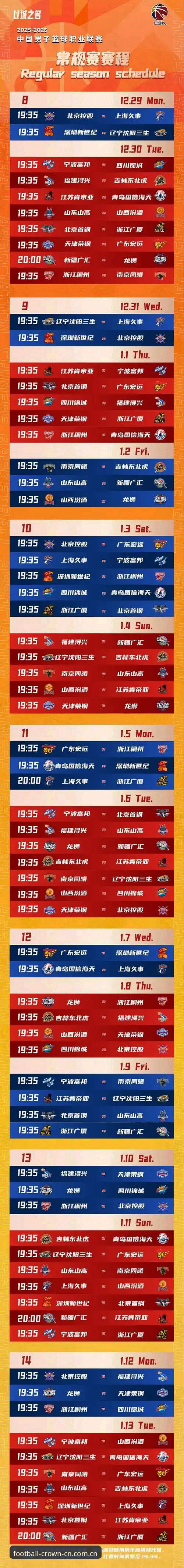 皇冠体育平台2025赛季新版赛程实用问答详解